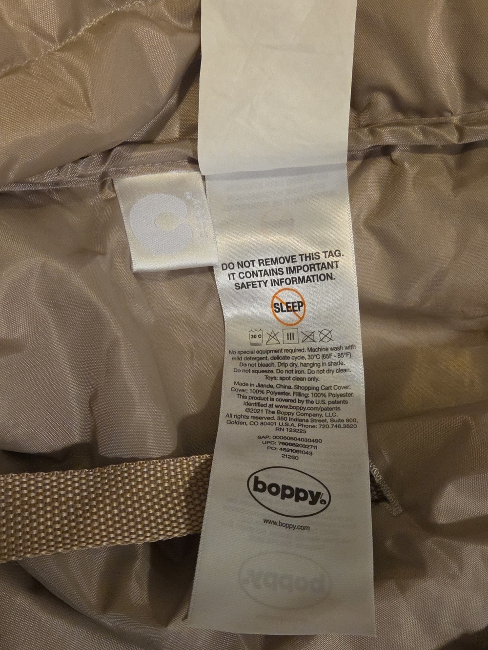 Boppy Cart And High Chair Cover - Picture 2 of 8